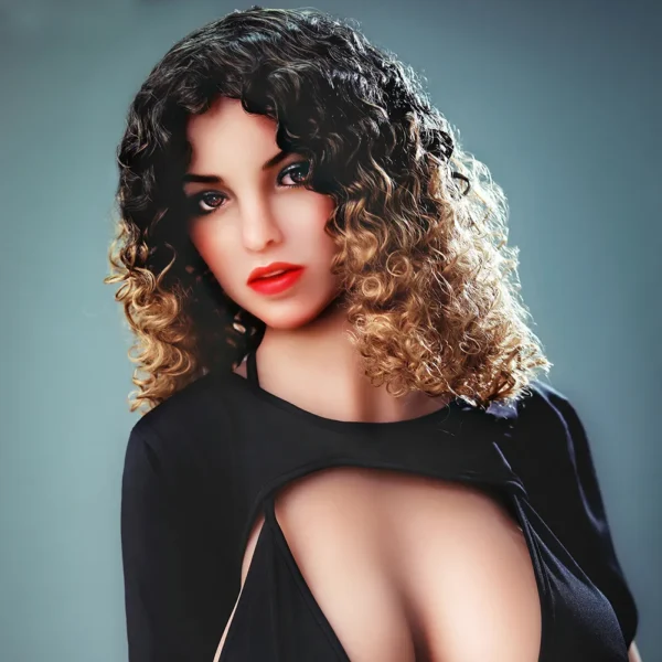 Olivia 152cm/4.99' Shemale Sex Doll – Curly Hair MILF Style TPE Love Doll [USA STOCK] - Image 2