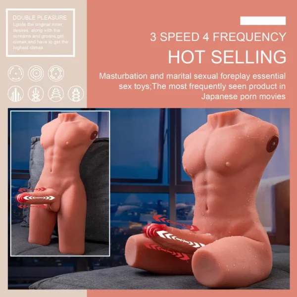 Thrusting Vibrating Dildo Masturbator [US IN STOCK] - Image 4