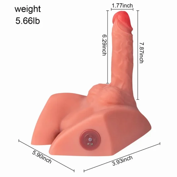Gay Torso Sex Doll with Vibrating Dildo – Lifelike Pleasure Toy for Men [US IN STOCK] - Image 9