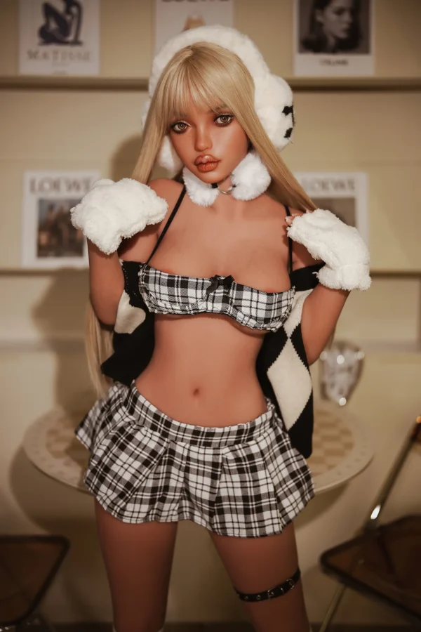 Hannah – 152cm / 5' Sexy Blonde Sex Doll with Full Lips & Freckles [USA STOCK] - Image 19