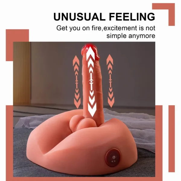 US IN STOCK Realistic Vibrating Dildo Torso – Lifelike Gay Sex Toy for Intense Pleasure - Image 2