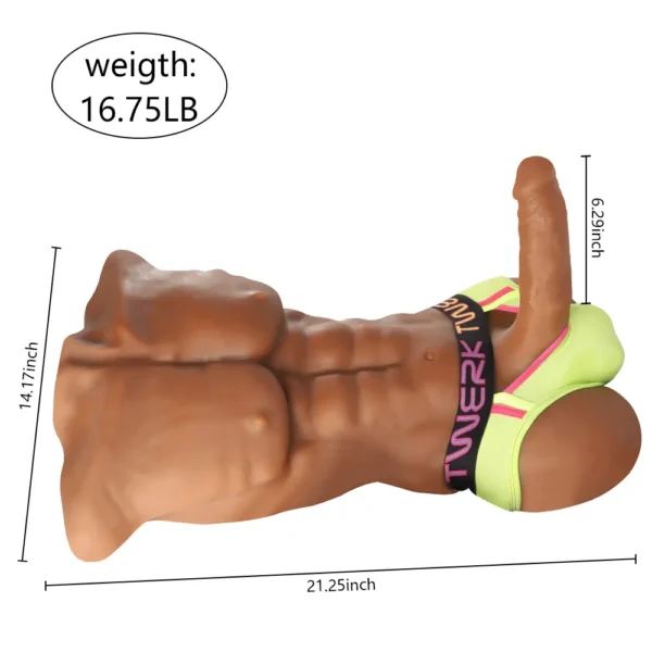 Muscular Dildo Torso for Men – Realistic Silicone Male Torso | Mendolls [US IN STOCK] - Image 8