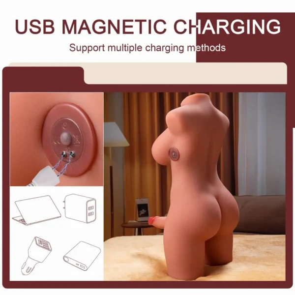 Shemale Sex Doll Torso with Vibrating & Thrusting Dildo [US IN STOCK] - Image 8