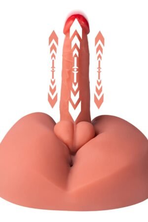 US IN STOCK Realistic Vibrating Dildo Torso – Lifelike Gay Sex Toy for Intense Pleasure
