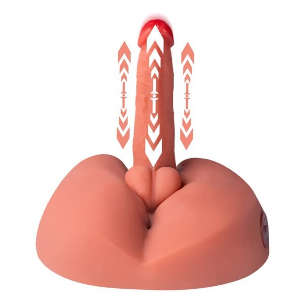 US IN STOCK Realistic Vibrating Dildo Torso – Lifelike Gay Sex Toy for Intense Pleasure