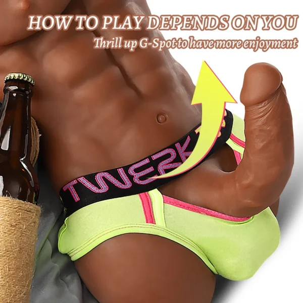 Muscular Dildo Torso for Men – Realistic Silicone Male Torso | Mendolls [US IN STOCK] - Image 7