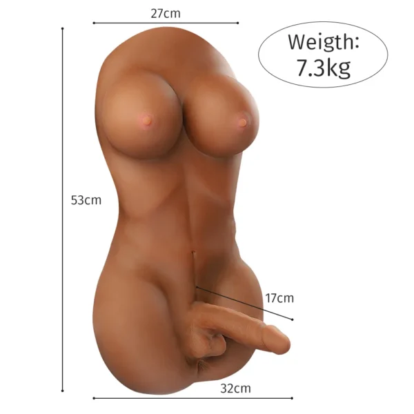 Transgender Torso Sex Doll – Realistic Silicone Adult Toy | Mendolls [US IN STOCK] - Image 9
